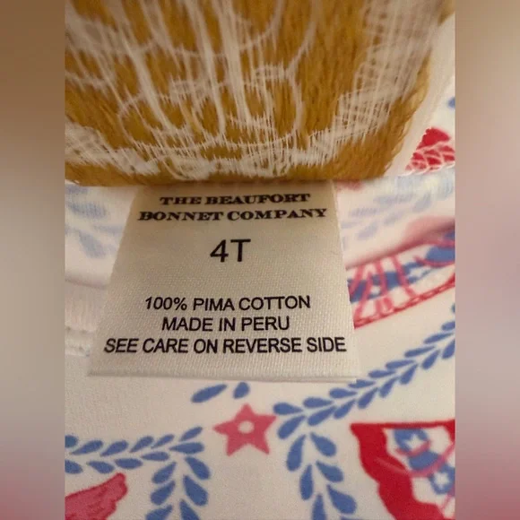 The Beaufort Bonnet Company - Patriotic Polly Play Dress - Girls Size 4T - Picture 4 of 5